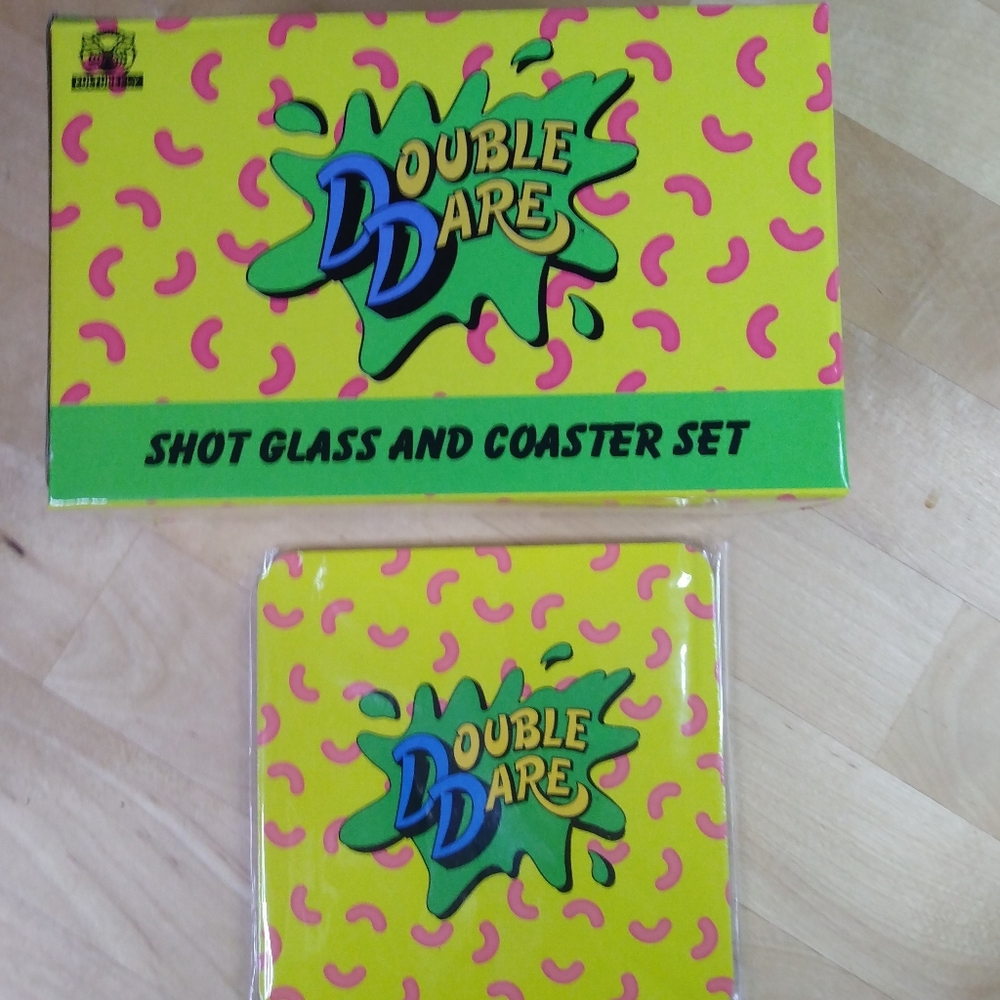 Nickelodeon Double Dare Shot Glass Game Set